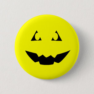 BADGE ROND 5 CM 'PIN DE VISAGE DE MENACE