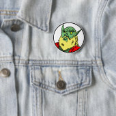 Badge Rond 5 Cm Pin de Zukah (En situation)