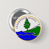 Badge Rond 5 Cm Pin d'école de direction (Devant & derrière)