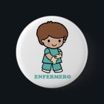 Badge Rond 5 Cm Pin d'infirmier<br><div class="desc">Thon pin d'infirmier</div>
