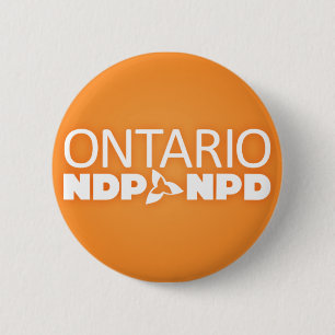 Badge Rond 5 Cm Pin d'Ontario NDP