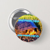 BADGE ROND 5 CM PIN DU CHEMIN DE TURTLE (Devant & derrière)
