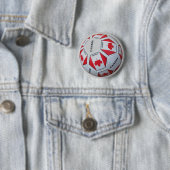 BADGE ROND 5 CM PIN DU FOOTBALL DU CANADA (En situation)