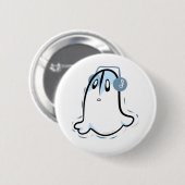 Badge Rond 5 Cm Pin d'Undertale Napstablook (Devant & derrière)