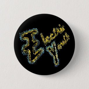 Badge Rond 5 Cm Pin électrique de la jeunesse
