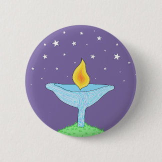 Badge Rond 5 Cm Pin en pastel de calice/bouton