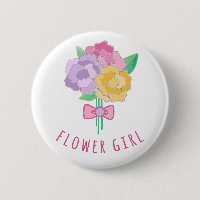 Pin fait sur commande de bouquet de demoiselle de
