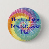 Badge Rond 5 Cm Pin féministe (Devant)