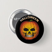 BADGE ROND 5 CM PIN HALLOWEEN (Devant & derrière)
