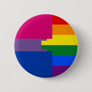 Badge Rond 5 Cm Pin homosexuel de Biromantic