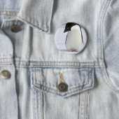 Badge Rond 5 Cm Pin isolé de pingouin (En situation)