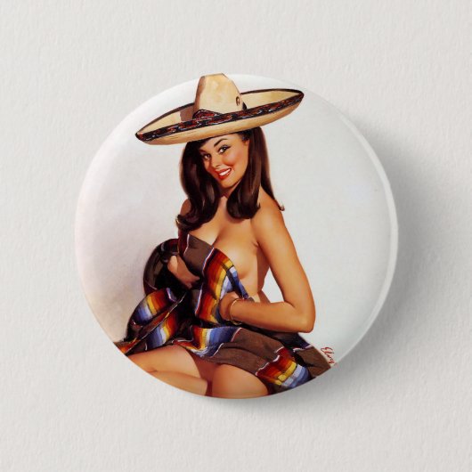 Badge Rond 5 Cm Pin mexicain (Devant)
