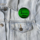 Badge Rond 5 Cm Pin nommé de maman de danseur (En situation)