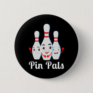 Badge Rond 5 Cm Pin Pals Bowling Shirl Bowl Shirt Bowl Ligue B