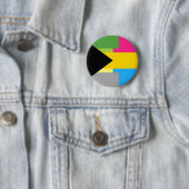 Badge Rond 5 Cm Pin Pansexual de Demiromantic (En situation)