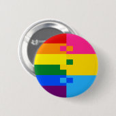 Badge Rond 5 Cm Pin Pansexual de Homoromantic (Devant & derrière)