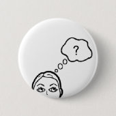 Badge Rond 5 Cm Pin penseur (Devant)