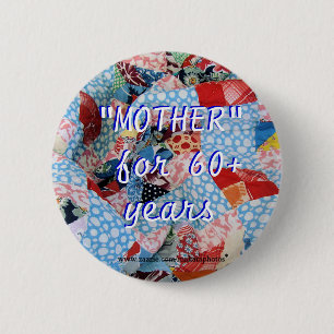 Badge Rond 5 Cm Pin-personnaliser vintage d'édredon