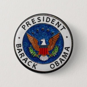 Badge Rond 5 Cm Pin présidentiel de joint d'Obama