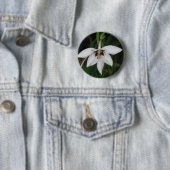 Badge Rond 5 Cm Pin rond de fleur d'orchidée (En situation)