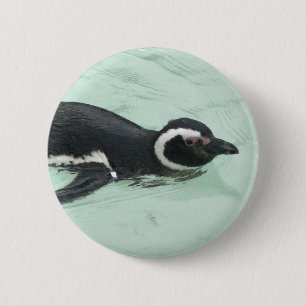 Badge Rond 5 Cm Pin rond de pingouin de natation