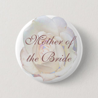 Badge Rond 5 Cm Pin rose de bouton