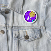 Badge Rond 5 Cm Pin-Sur l'insigne - cosmologie (En situation)