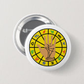 Badge Rond 5 Cm Pin-Sur l'insigne - divination (Devant & derrière)