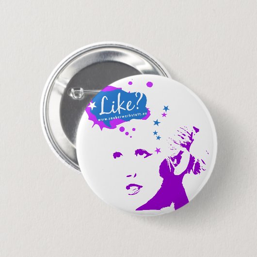 BADGE ROND 5 CM PIN UP (Devant & derrière)