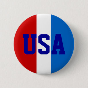 Badge Rond 5 Cm Pin USA