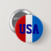 Badge Rond 5 Cm Pin USA (Devant & derrière)