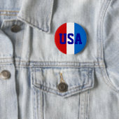 Badge Rond 5 Cm Pin USA (En situation)
