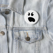 Badge Rond 5 Cm Pinback éffrayant mignon de partie de Halloween de (En situation)