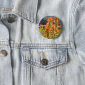 Badge Rond 5 Cm Pinceau indien (En situation)