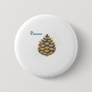 Badge Rond 5 Cm Pinecone