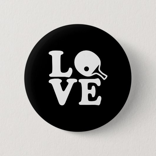 Badge Rond 5 Cm Ping pong ping-pong amour (Devant)