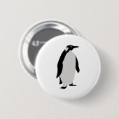 Badge Rond 5 Cm Pingouin (Devant & derrière)