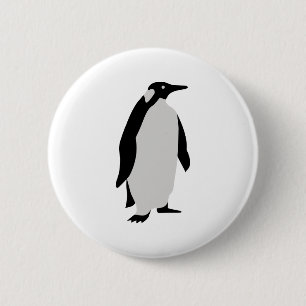 Badge Rond 5 Cm Pingouin