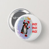 Badge Rond 5 Cm Pingouin (Devant & derrière)