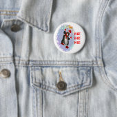 Badge Rond 5 Cm Pingouin (En situation)