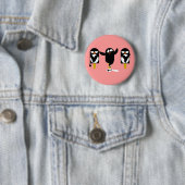 Badge Rond 5 Cm pingu2 (En situation)