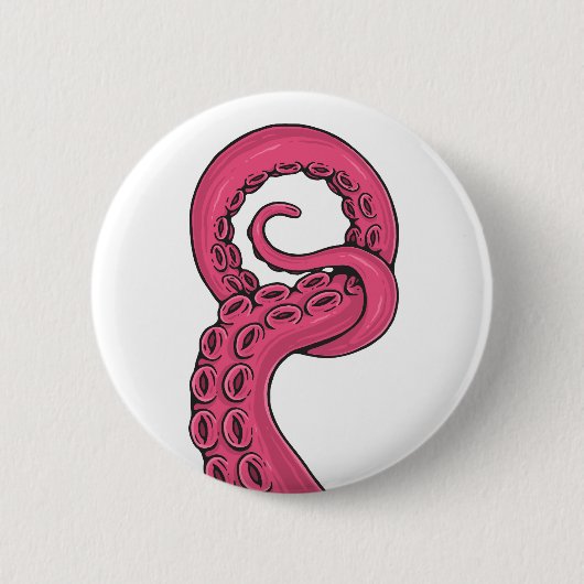 Badge Rond 5 Cm Pink Tentacle (Devant)