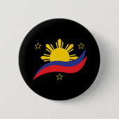 Badge Rond 5 Cm Pinoy Flag (Devant)
