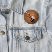 Badge Rond 5 Cm Pipe (En situation)