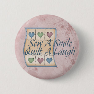 Badge Rond 5 Cm Piquez un rire