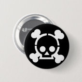 Badge Rond 5 Cm Pirate ! (Devant & derrière)