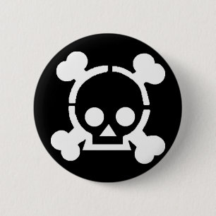 Badge Rond 5 Cm Pirate !