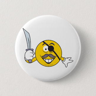 Badge Rond 5 Cm Pirate