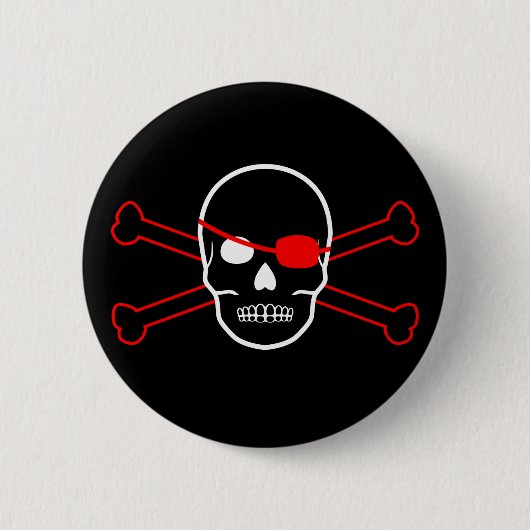 Badge Rond 5 Cm pirate (Devant)