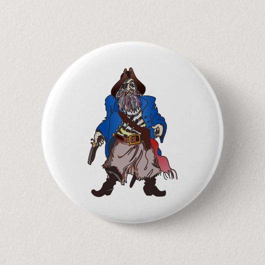 BADGE ROND 5 CM PIRATE (Devant)